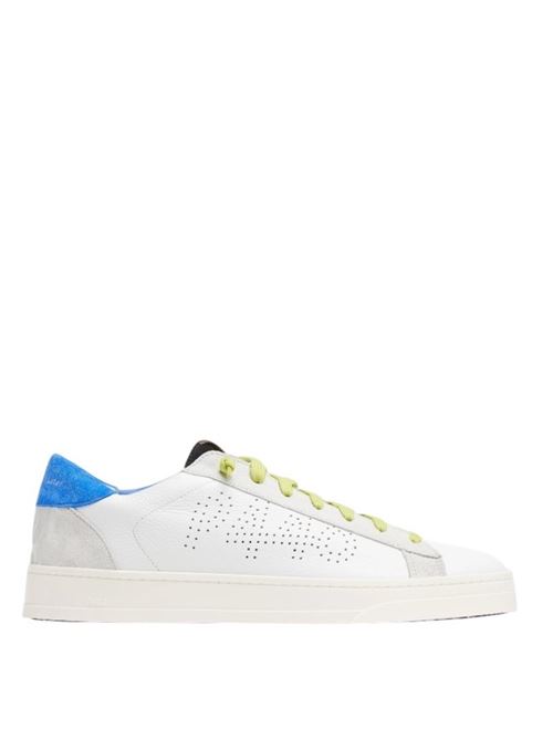 Blue neon sneakers P448 | JACK 130-M.NEON-WHI